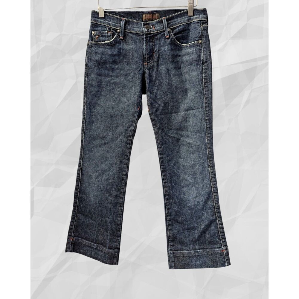 James Cured by Seun Dry Aged cropped denim womens jeans  Sz 27